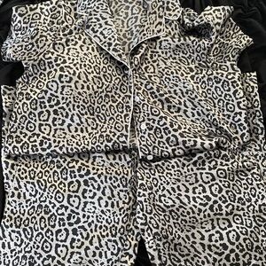 Rachel Zoe Black and Gray Pajama Sets